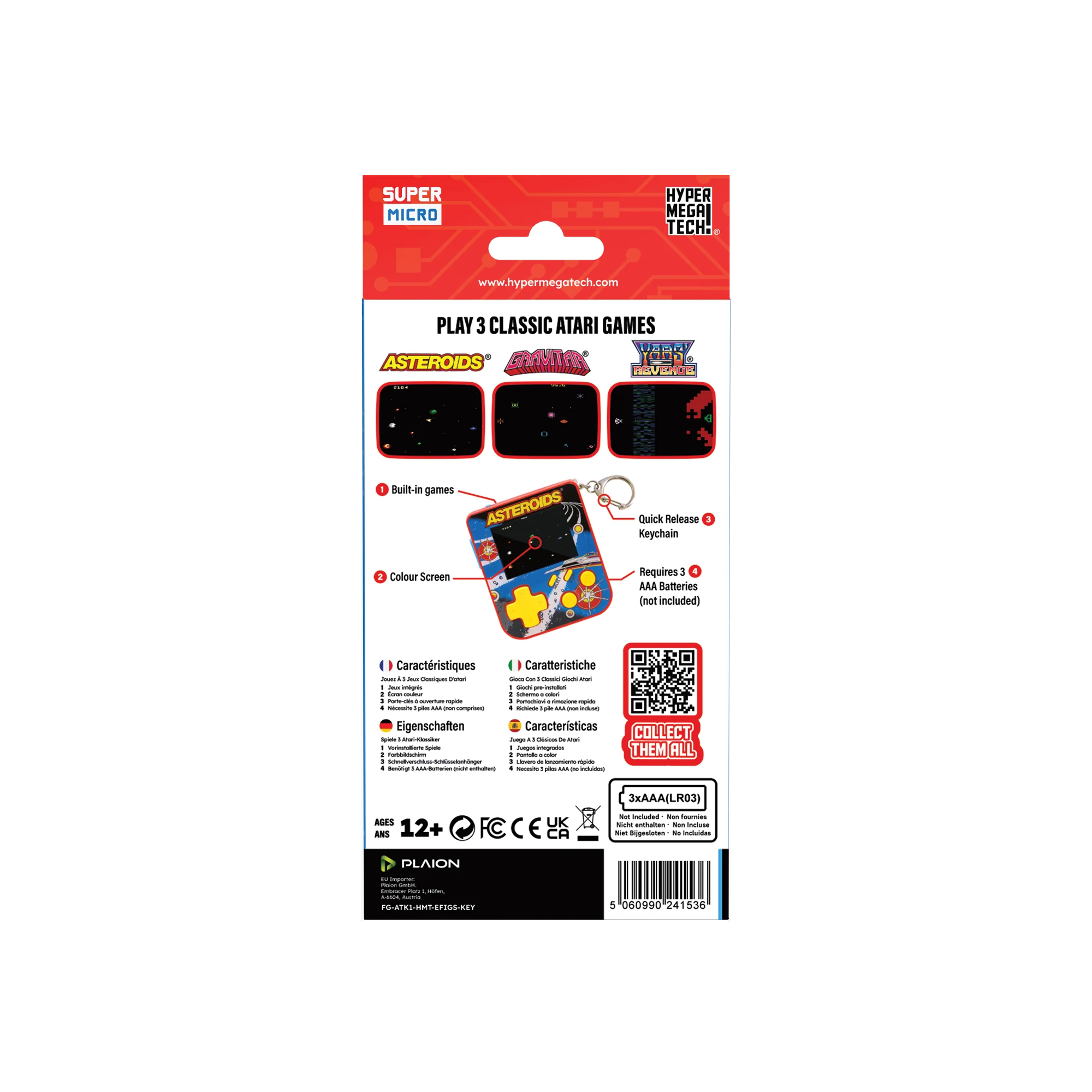 Super Micro Asteroids Keychain Gamer - Image 3